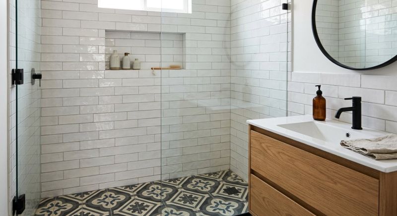 Tile Shower Floor Installation in Longmont, CO